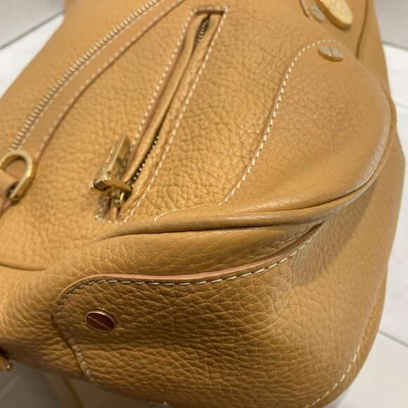 Versace Medusa Saddle Leather Zip Studded Hobo Bag - 100% Authentic - Picture 9 of 15